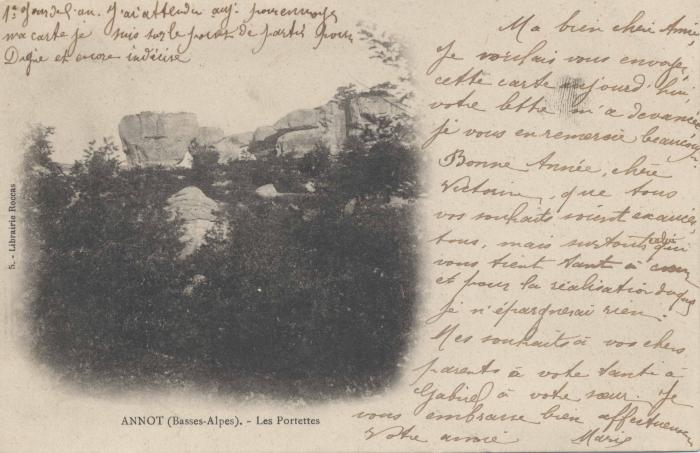 Annot (Basses-Alpes) - Les Portettes