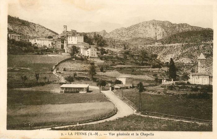 2. - LA PENNE (A.-M.). - Vue générale et la Chapelle