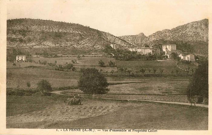 1. - LA PENNE (A.-M.). - Vue d'ensemble et Propriété Collet