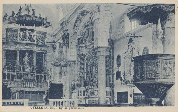 Utelle (A.-M.) - église paroissiale St Véran