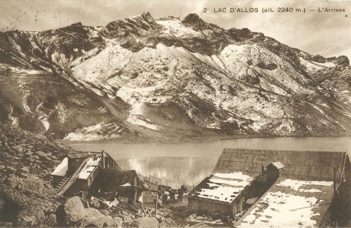 2. - Lac d'Allos (alt. 2240 m.) - L'Arrivée