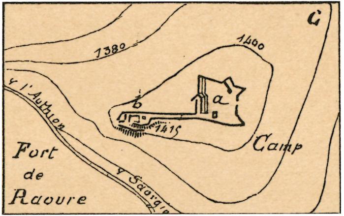 Fort de Raoure. Krebs Léonce &amp; Henri Moris, Campagnes dans les Alpes pendant la Révolution, 1782-1793, éd. Plon, Paris, 1891.