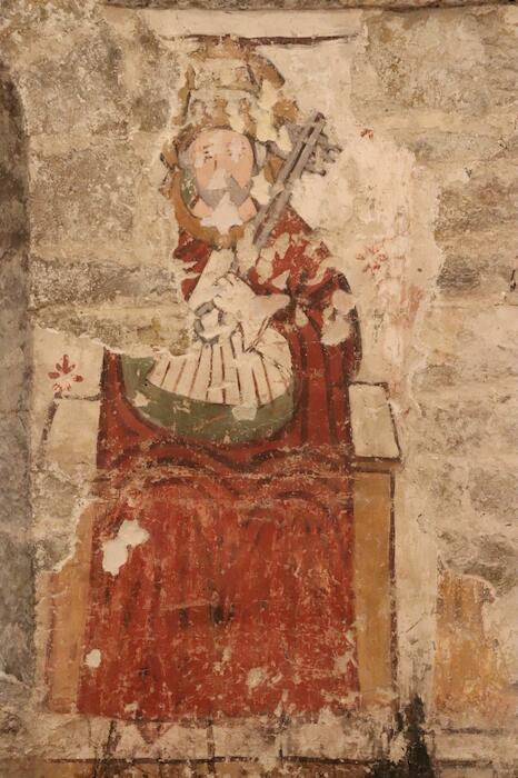 Saint-Pierre fin XVe s. début XVIe s., église paroissiale Saint-Pierre, La Penne. Cliché Philippe Thomassin, Roudoule.