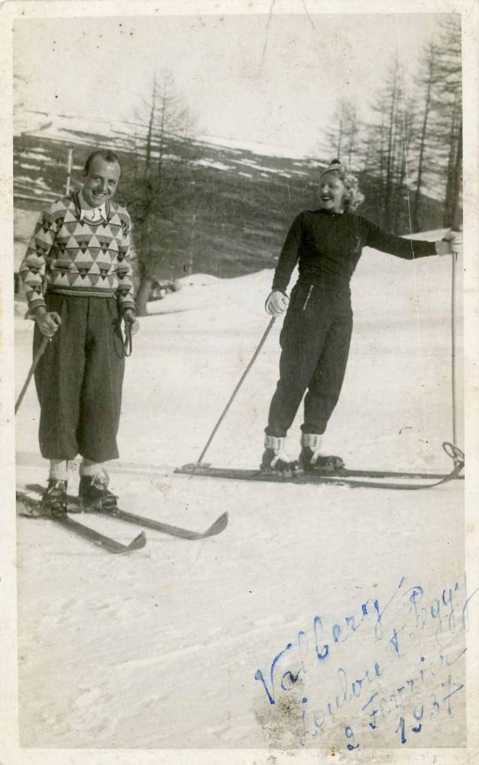 Valberg Loulou et Peggy 2 février 1937